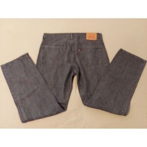 Mens Levis 513 Jeans 36x32 Gray Slim Straight Taper Denim Pants